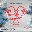 13.png Christmas bauble - Minnie - Peyton