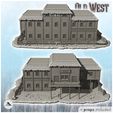 2.jpg Large western hotel with central balcony and floor (+ props) (24) - Cowboy USA America ACW American Civil War History Historical