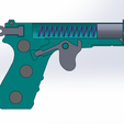 gun-6.png STL-Datei Schlüsselanhänger Pistole・3D-druckbare Vorlage zum herunterladen