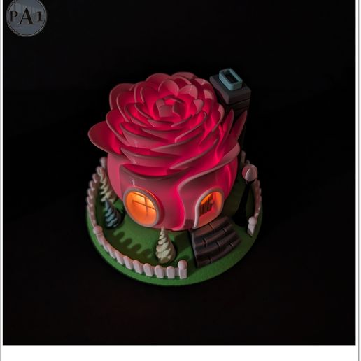 FAIRY HOUSE - VALENTINE'S DAY ROSE