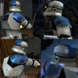 480921771_ZomboDroid12112021105309.jpg.05f3942c8aead718743ee62a8997dbe3.jpg V2 Phase 3 Clone Trooper Triton Squad shoulder armour plate (The Force Unleashed) 1:12 , 1:6 and 1:1 scale