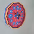 20250330_163558.jpg Dodecagon Geometry Wall Clock