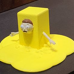20230226_174811.jpg Archivo STL RICK AND MORTY /Mantequilla Derretida Morty・Objeto imprimible en 3D para descargar