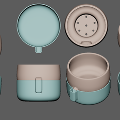 wateringPot.png Archivo OBJ PLANTA EN MACETA AUTO-RIEGO・Objeto imprimible en 3D para descargar