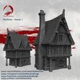 Vladistov-House-1-release.jpg Archivo STL Casa del mercado Vladistov 1・Idea de impresión 3D para descargar, DarkRealms