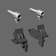 SS_Addons_Render.JPG Shoulder Canons and Leg Fillers for Transformers Earthrise Smokescreen