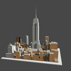 6.png STL file Empire State Building - New York・Design to download and 3D print, 3dideascraft