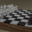 chess02.png Fantasy human army chess pieces
