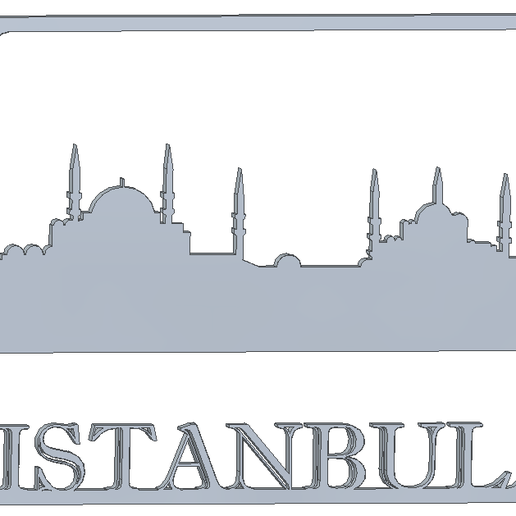 Istanbul mural 3D model
