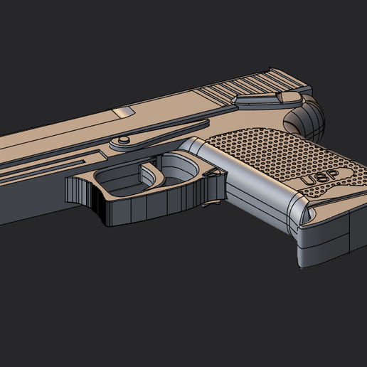 🔫 USP COMPACT 45 PISTOL・ STL File for 3D printing・Cults