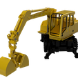 1604ZW_7.png 1604ZW road rail excavator HO 1:87 scale