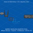 Miniature_Murray-Backless-Counter-Stool-5.jpg MINIATURE Murray Backless Counter Stool | Williams Sonoma-Inspired  | Miniature Furniture