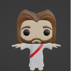 1.png STL file Funko Jesus Christ・3D print design to download