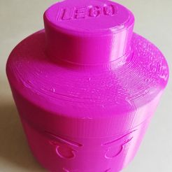 Lego Head Box - Beautiful Girl