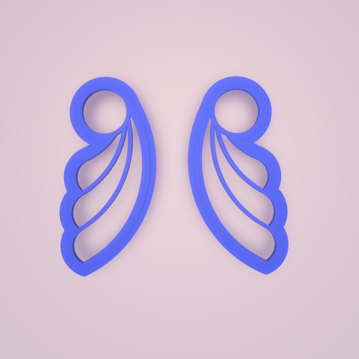 polymer clay cutter RIGHT SIDE AND LEFT SIDE 4size 3D model