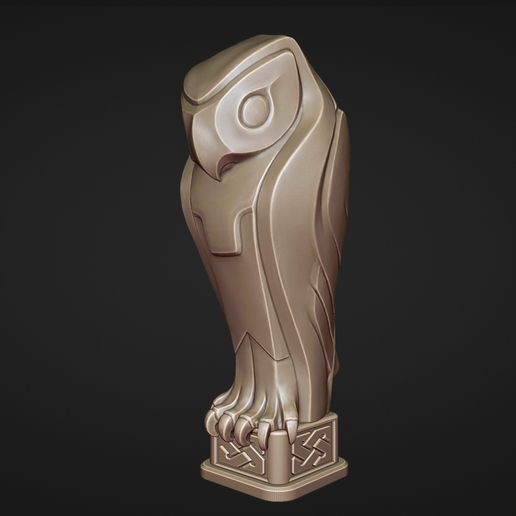 Bird on a stand 3D model