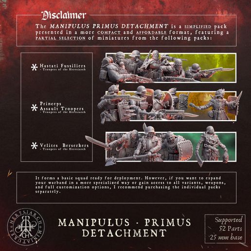Disclaimer.jpg Manipulus Primus Detachment - Troopers of the Heresiarch Selection