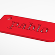 t725-5.png Llavero con el nombre Pablo