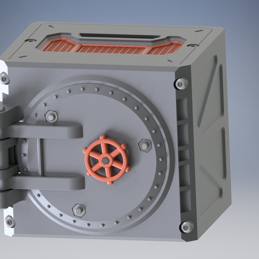 vault_box.png STL file Coin Vault・3D printing idea to download, Byzantium3D