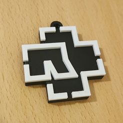 20230618_012111.jpg Rammstein logo - Keychain