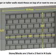 1_--_10X20_Center_Wall.jpg N Scale - 10 Foot X 20 Foot Stone Wall Sections