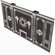 Wireframe-17.jpg Boiserie Classic Wall with Mouldings 03 White