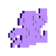 Mario_pixel.stl Mario pixel art