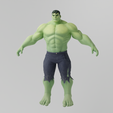 Hulk0019.png Hulk Lowpoly Rigged