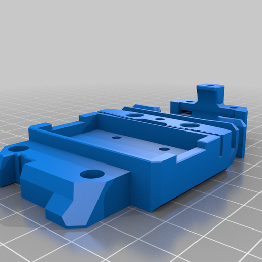 MGN12 MK3S BONDTECH EXTRUDER X-CARRIAGE - 3D model önizlemesi