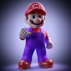 Mario01.png STL file Mario・3D printing template to download