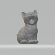 1.png Cat Meow Decoration 3D print model
