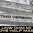1-UnW-DYE-HALF-MAG-DTM10-M1.jpg UNW DHM6 M1 : DTM10, DYE tactical half mags shells