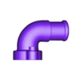 Water pump (water connection).stl ROTAX 912 ULS - AIRPLANE ENGINE