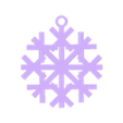 snowflake.stl Christmas Snowflake Decoration