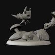 wip23.jpg Hollow Knight Diorama statue 3d print