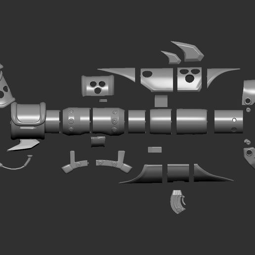 Preview09.jpg Télécharger fichier Jinx Fishbones Bazooka - League of Legends Cosplay - Modèle d'impression 3D LOL • Modèle à imprimer en 3D, leonecastro