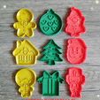 8bd8d308-eaa5-4eca-9e0f-6e0ebf6405dd.jpg Fichier STL PAQUET DE 9 COUPEURS DE BISCUITS DE NOËL・Modèle à imprimer en 3D à télécharger