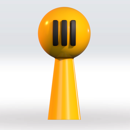 Basic Ball Sprunki OC STL file 3D Model 3mf Multicolor Fanart