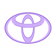 toyota_logo_v2.stl Toyota logo