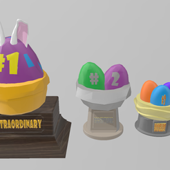 EGG-EASTER-TROPHYS.png 3D-Datei Auszeichnungen für Ostereier kostenlos・Design für 3D-Drucker zum herunterladen