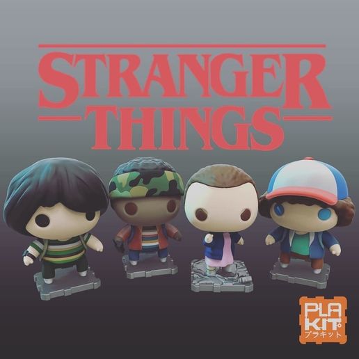 Stranger Things Season One Set 3D model