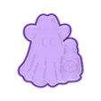 10 (10).stl Halloween Western Ghosts Cookie Cutter Set
