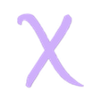 X.stl Letters and Numbers DISNEY Letters and Numbers | Logo