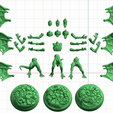 Nurgle.png Harpagos Fury Demon Multi part model builder