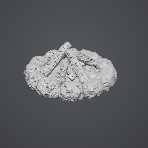 Fogata 3D model