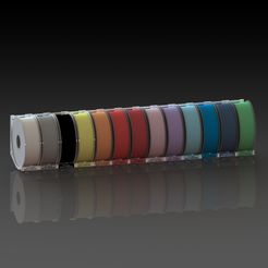 Spool-Holder.jpg 3D-Datei Zwei Sätze von Gestellen für Filamentspulen mit einem Durchmesser von. 200mm kostenlos・3D-druckbare Vorlage zum herunterladen