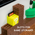 SLOTS-FOR-GAME-STORAGE!!.png Mario Stand for Nintendo Switch - Print in place