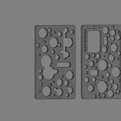 holes3.png Lost Vape Centaurus B80 Front and Back Panels(cheesy design)