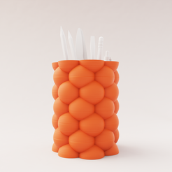 render1.png Fichier STL Vase à bulles /Porte-crayon・Plan à imprimer en 3D à télécharger, Neuhaus