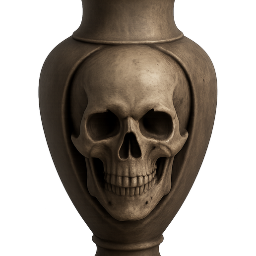 Skull vase 3D model